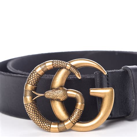 gucci double g snake belt